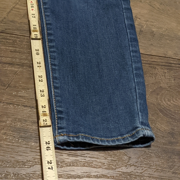 American Eagle Womens Blue Super Skinny Size 6 Reg 26" inseam - Picture 11 of 11
